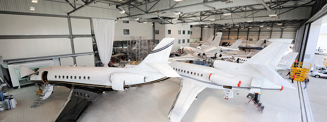 TAG Aviation To Complete First Scheduled C-Check on a Dassault Falcon 7X Aircraft